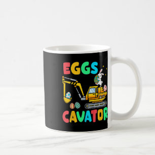 Caneca De Café Crianças Eggscavator Escavador de Páscoa Engraçado
