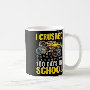 Caneca De Café Crianças Engraçadas Eu Esmagei 100 Dias De Caminhã