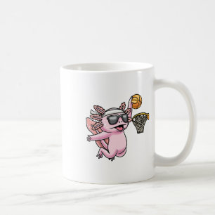 Caneca De Café Crianças Esportivas Axolotl Tocando Espetáculos