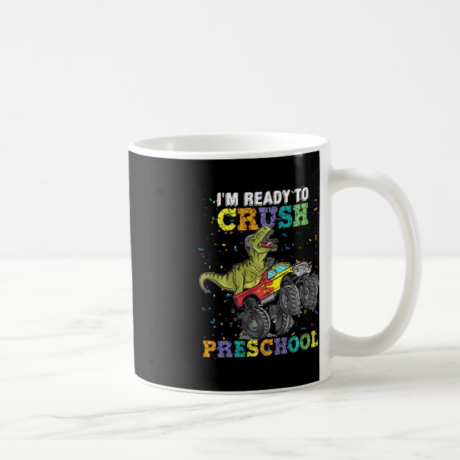 Caneca De Café Crianças, estou pronto para esmagar o caminhão pré (Direita)