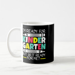 Caneca De Café Crianças Estou Pronto Para o Jardim de Infância Ma