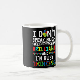 Caneca De Café Crianças Eu Não Falo Muito Autismo Que A Conscienc