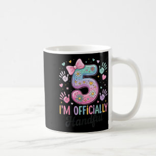 Caneca De Café Crianças Eu Sou Um Tanto Difícil Cinco Aniversário