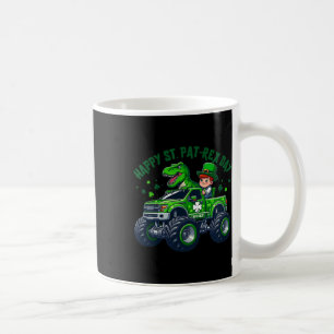 Caneca De Café Crianças Felizes Dia de São Patrício Trex Dia dos