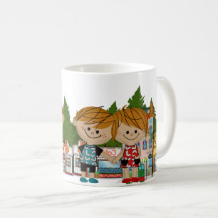 Caneca De Café Crianças Felizes E Bonitas