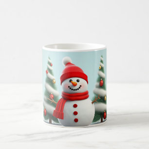 Caneca De Café Crianças felizes e bonitas Meninas Inverno Neve