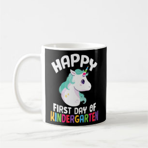 Caneca De Café Crianças Felizes Primeiro Dia Do Jardim De Infânci