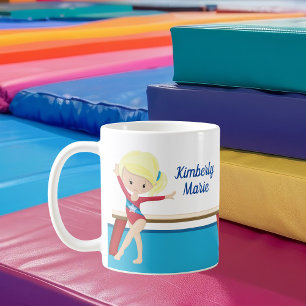 Caneca De Café Crianças ginástica Coisa Gymnast Personalizada R