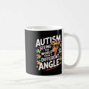 Caneca De Café Crianças Girafa Autismo Vendo Mundo Diferente Ângu