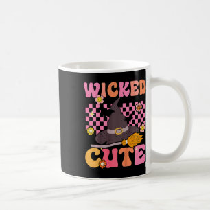 Caneca De Café Crianças Groovy Wicked Cute Witume Halloween Ki