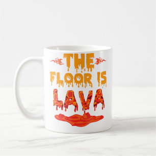 Caneca De Café Crianças Legais O Chão É Lava Para Crianças Menino