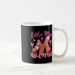 Caneca De Café Crianças Little Miss Valentine Afro Sneakers Dia d