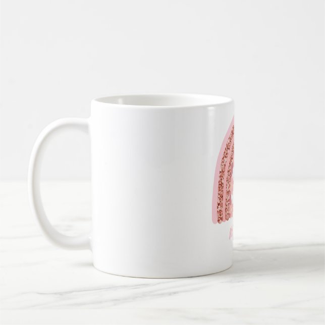 Caneca De Café Crianças Mãe Personalizadas Nome Personalizado Cot (Esquerda)