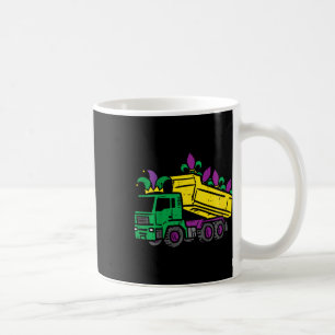 Caneca De Café Crianças: Mardi Gras Bombeiam Caminhões Cute Const