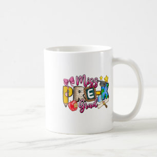 Caneca De Café Crianças Meninas Meninas de Pré-k Formando Graduaç