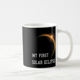 Caneca De Café Crianças Meu Primeiro Eclipse Solar Meninas 2024 S