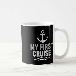 Caneca De Café Crianças Minha Primeira Âncora de Navio de Cruzeir