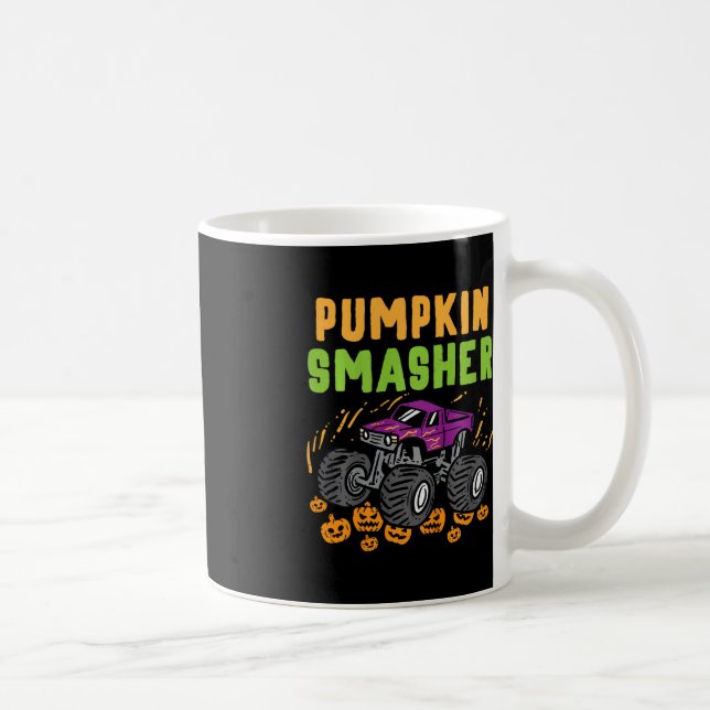 Caneca De Café Crianças Monstro do Halloween Rapazes Pumpkin Smas (Direita)
