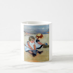 Caneca De Café Crianças na praia, Cassatt