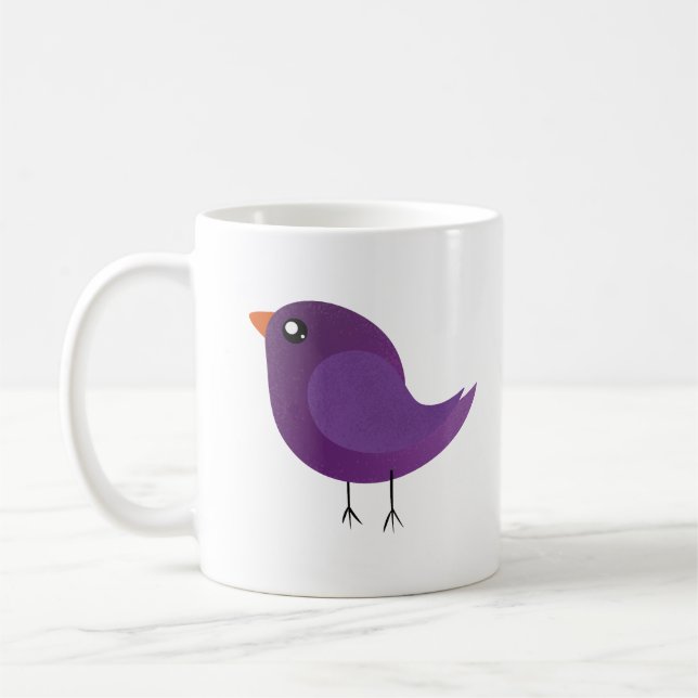 Caneca De Café Crianças, passarinho fofo (Esquerda)