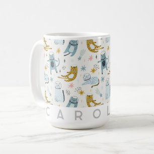 Caneca De Café Crianças Personalizadas Mug - Nome Personalizado B