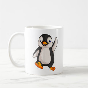 Caneca De Café Crianças Pinguins Meninas Meninas Mulheres
