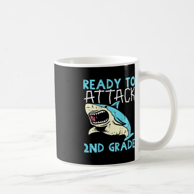 Caneca De Café Crianças Prontas Para Atacar segundo Grau Segundo  (Direita)