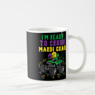 Caneca De Café Crianças Prontas Para Esmagar Carros De Caminhão M