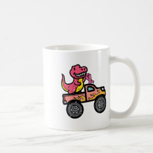Caneca De Café Crianças Rosa Dino Monstro Cancer de Mama de Camin