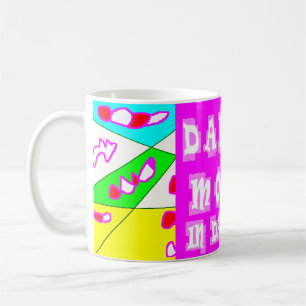 Caneca De Café Crianças se divertem com animais design coloridos