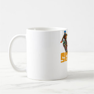 Caneca De Café Crianças, segundo aniversário De Bicicleta Dirt, C