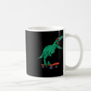 Caneca De Café Crianças Skater Skateboarding T-rex Dinossauro Ck