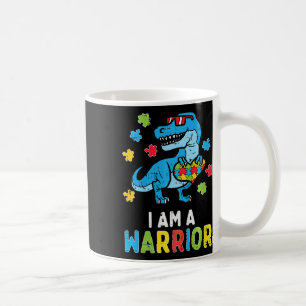 Caneca De Café Crianças Trex Dino Eu Sou Um Guerreiro Toddler Boy