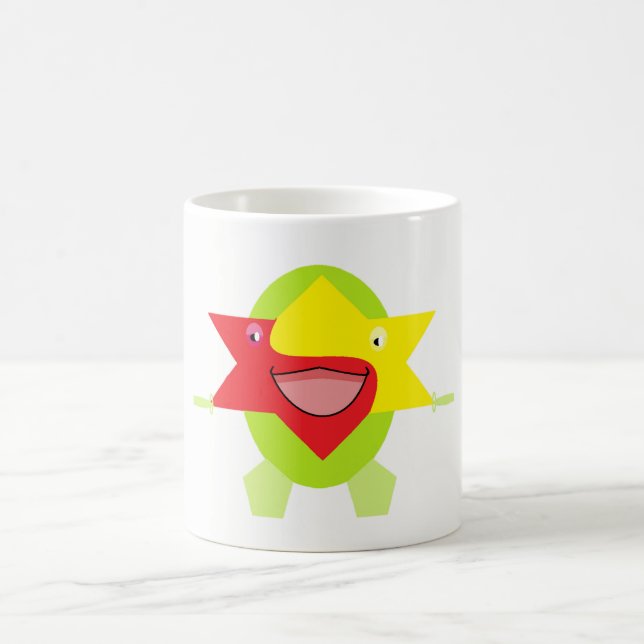 Caneca De Café Crianças utilitários Arte Andando Fantasia Star Fi (Centro)