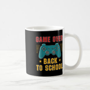 Caneca De Café Crianças Voltam à Escola Para Meninos Jogadores Di