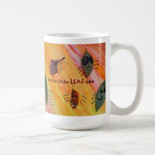 Caneca De Café CriançasArt para CHOC - Você é UnbeLEAFable