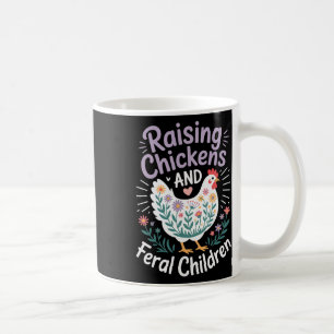 Caneca De Café Criando Galinhas E Crianças Feral _6
