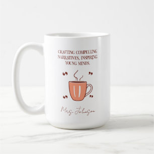 Caneca De Café Criando Narrativas Cativantes, Inspirando Mentes