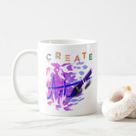 Caneca De Café "Criar arte"