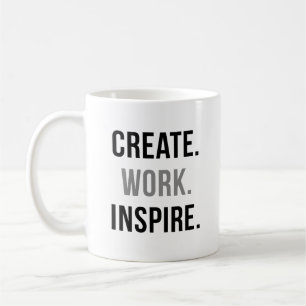 Caneca De Café Criar inspiração de trabalho