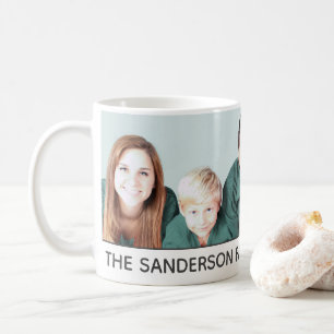 Caneca De Café Criar sua própria foto de família feita sob