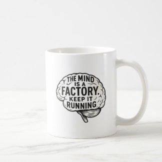 Caneca De Café Criatividade Foco na Tipografia Negra Criativos