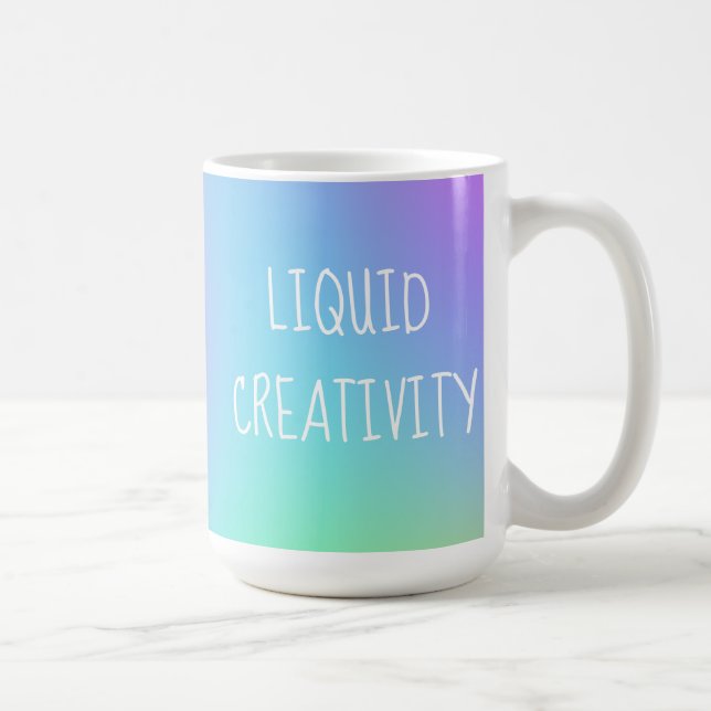 Caneca De Café Criatividade líquida - Rainbow Gradient Mug (Direita)
