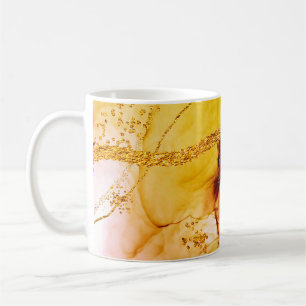 Caneca De Café Criatividade única. Arte &Dourada. Inspirado pelo