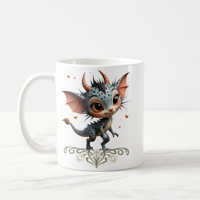 Caneca De Café Criatura ao Luar Caelum Tickwing  (Esquerda)