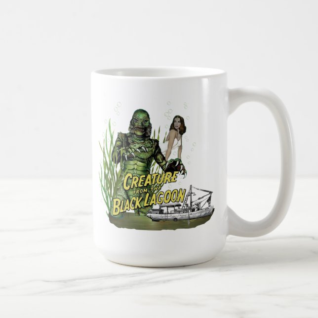 Caneca De Café Criatura Da Lagoa Negra (Direita)