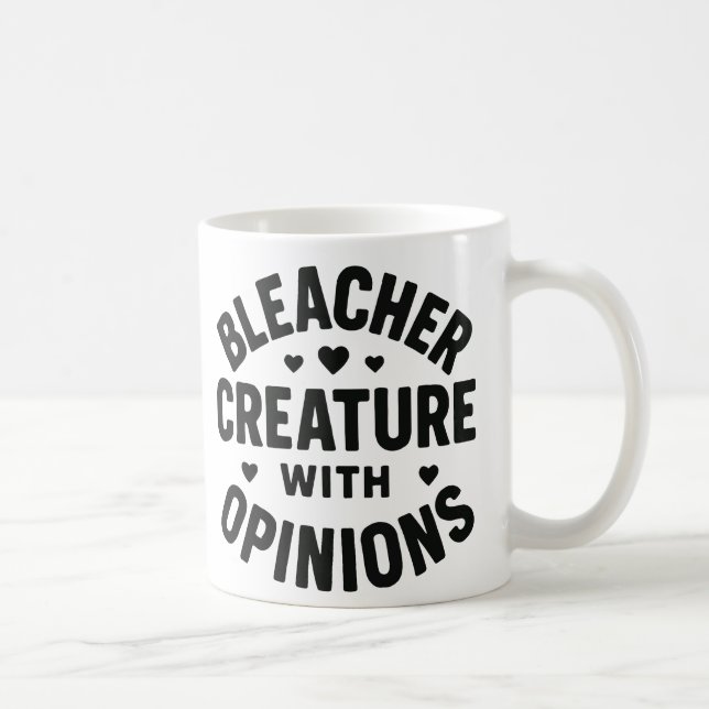 Caneca De Café Criatura das Arquibancadas Com Opiniões (Direita)