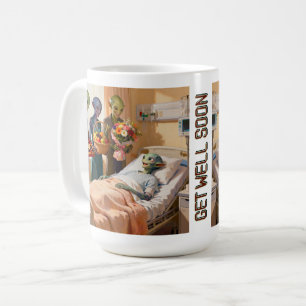 Caneca De Café Criaturas Fantásticas Doentes no Hospital + Visita