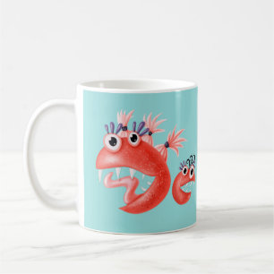 Caneca De Café Criaturas parvas felizes dos amigos engraçados do