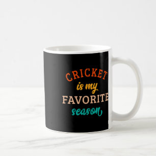 Caneca De Café Cricket É Minha Estação Favorita Amante de Cricket